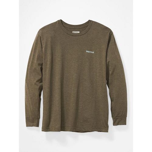 Marmot Cervin Clothes - Mens T-Shirts Brown CA8596013 Canada